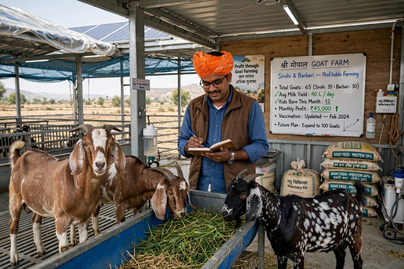 उन्नत बकरी पालन व्यवसाय (Goat Farming)